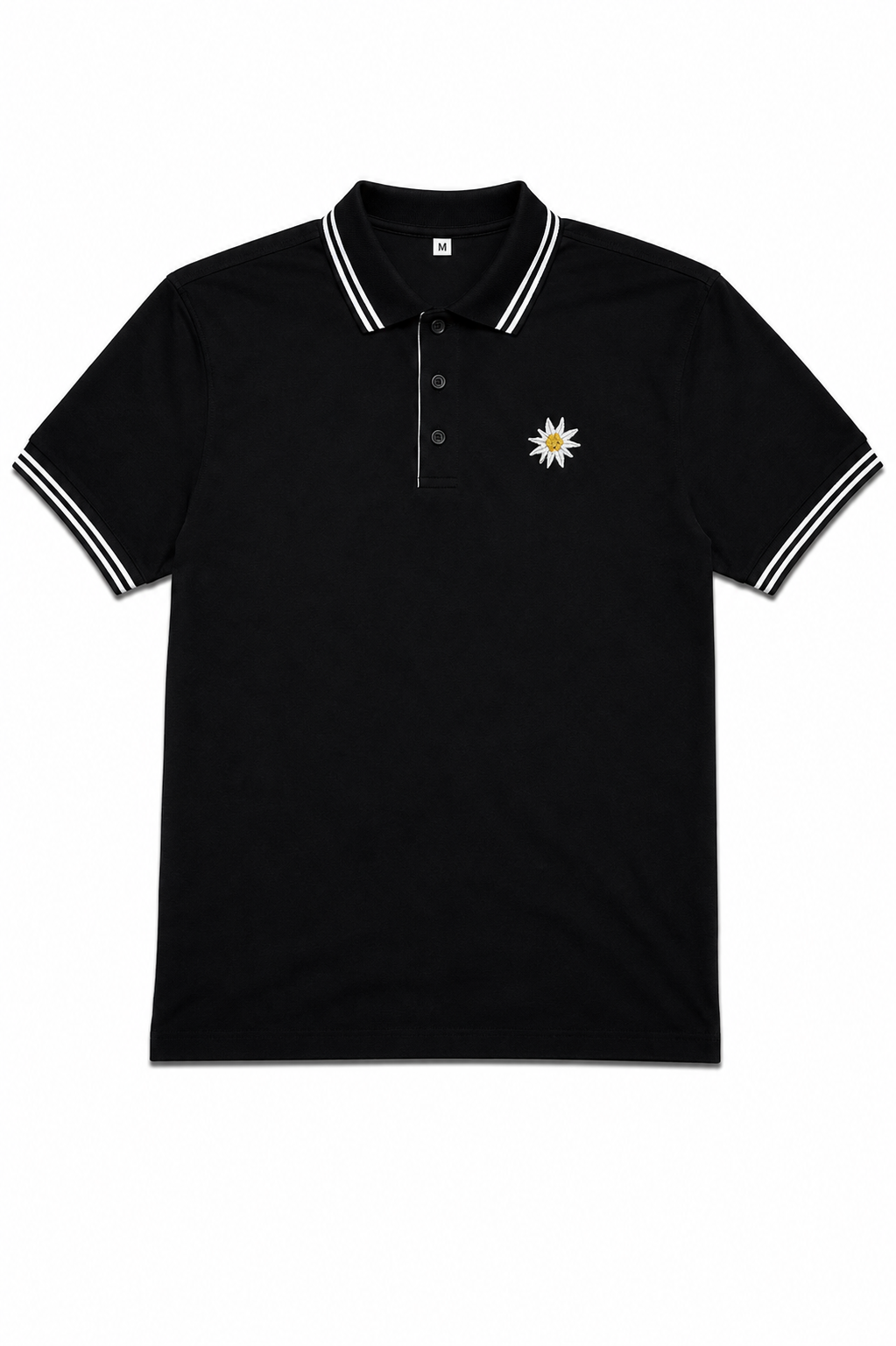 EDELWEISS POLO 2.0 SCHWARZ